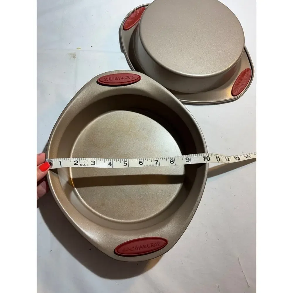 Rachael Ray Nonstick Round Cake Pan Set